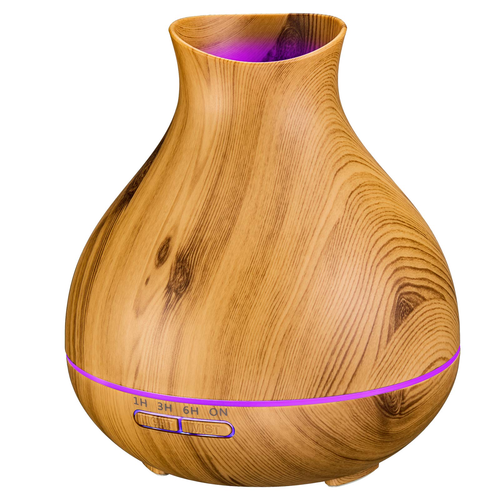 BZseed diffuseur huiles essentielles bois grain, 550 ml, ambiance apaisante pour grande pièce.