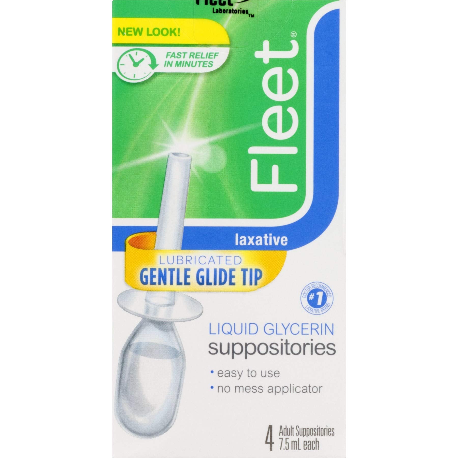 Fleet glycérine liquide, suppositoires, pack de 24, bénéfice potentiel pour le transit