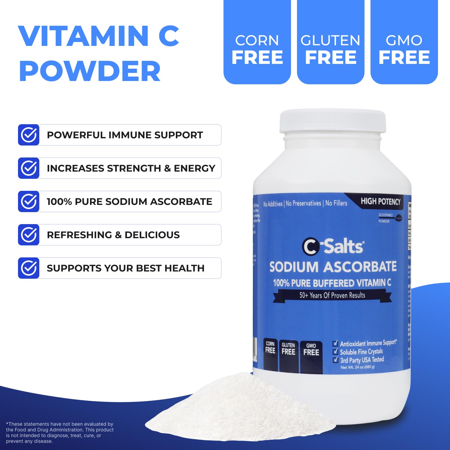 C-Salts: certification-cgmp-usa, produit fiable et testé aux États-Unis.