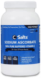 C-Salts Poudre d'ascorbate de sodium se dissolvant dans l'eau pour l'hydratation.