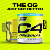 Design emballage C4 Original avec logo distinctif.
