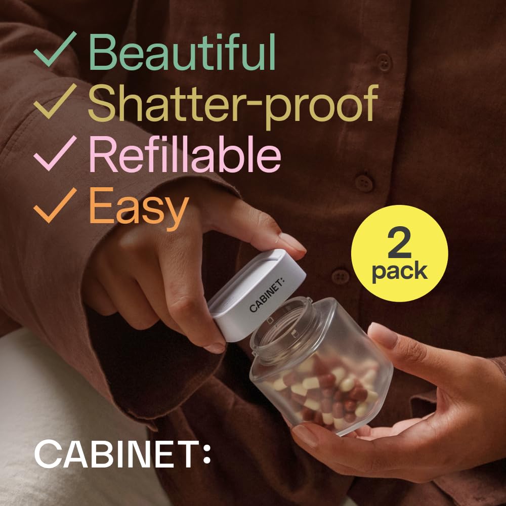 Cabinet: verre sans BPA, sécurité et durabilité pour vos médicaments.