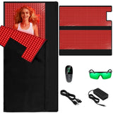 cabpay tapis lumière rouge 660-850 pour corps complet, favorise la circulation et le bien-être.