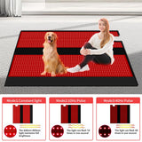 cabpay tapis lumière rouge 660-850 pour corps et jambes, aide à la récupération.