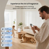 CACAFSFY diffuseur d'arômes pour grandes pièces, diffusion homogène.