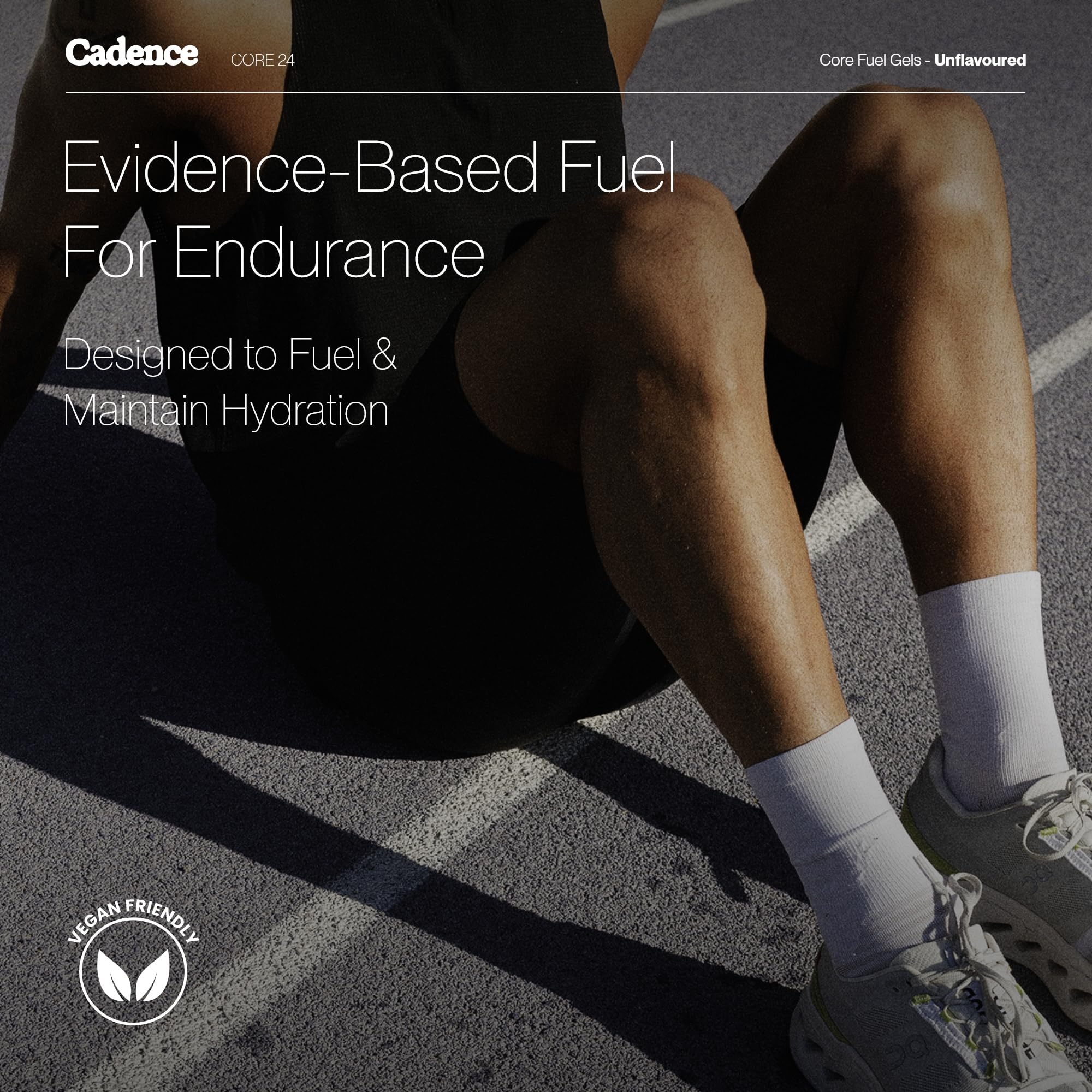 Texture gel Cadence, facilité d'utilisation en course.