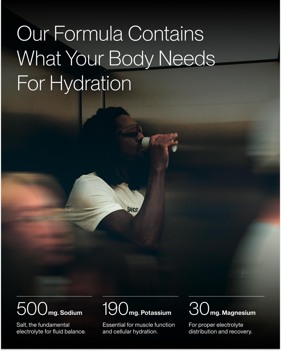 Cadence Electrolyte Citron : etiquette-sans-sucre affichant zéro sucre et zéro calorie.