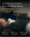 Cadence Electrolyte Citron : etiquette-sans-sucre affichant zéro sucre et zéro calorie.