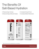 Cadence Electrolyte Drink – dosage crisp-cola, formulation précise d'électrolytes pour l'effort.