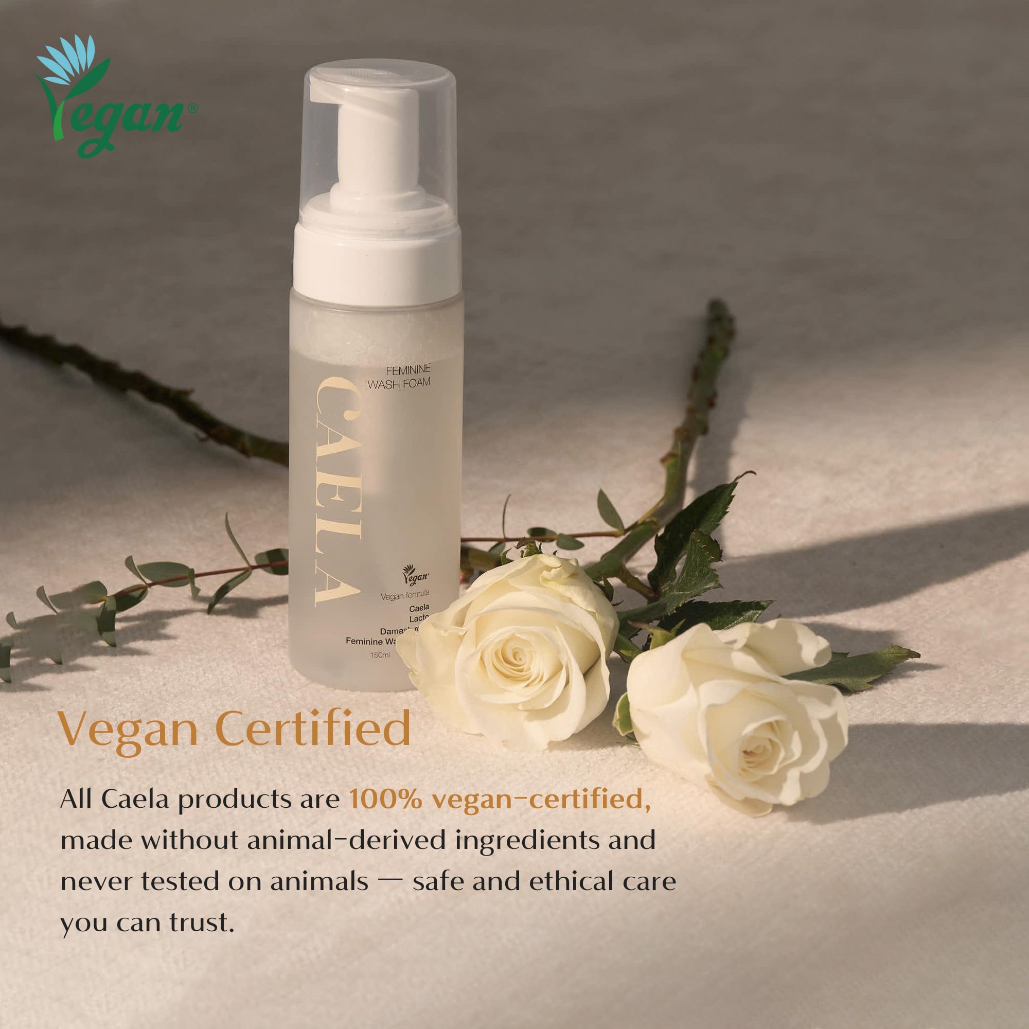 CAELA – pompe hygiénique offrant une routine intime simple.
