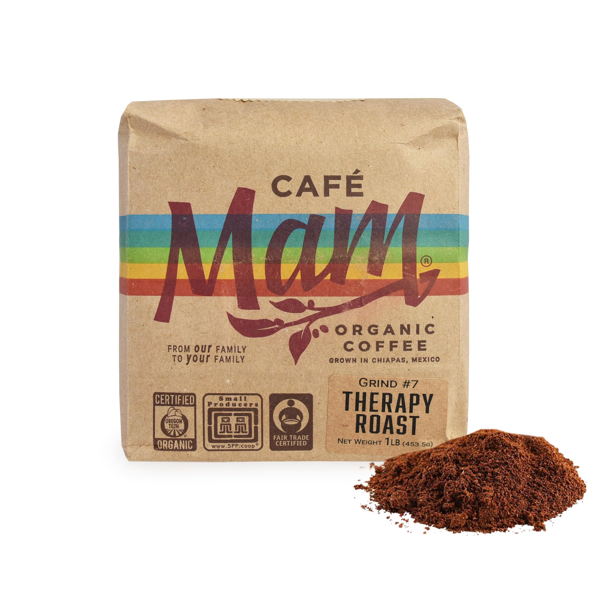 Cafe Mam – sachet d'emballage compostable, pratique et écologique.