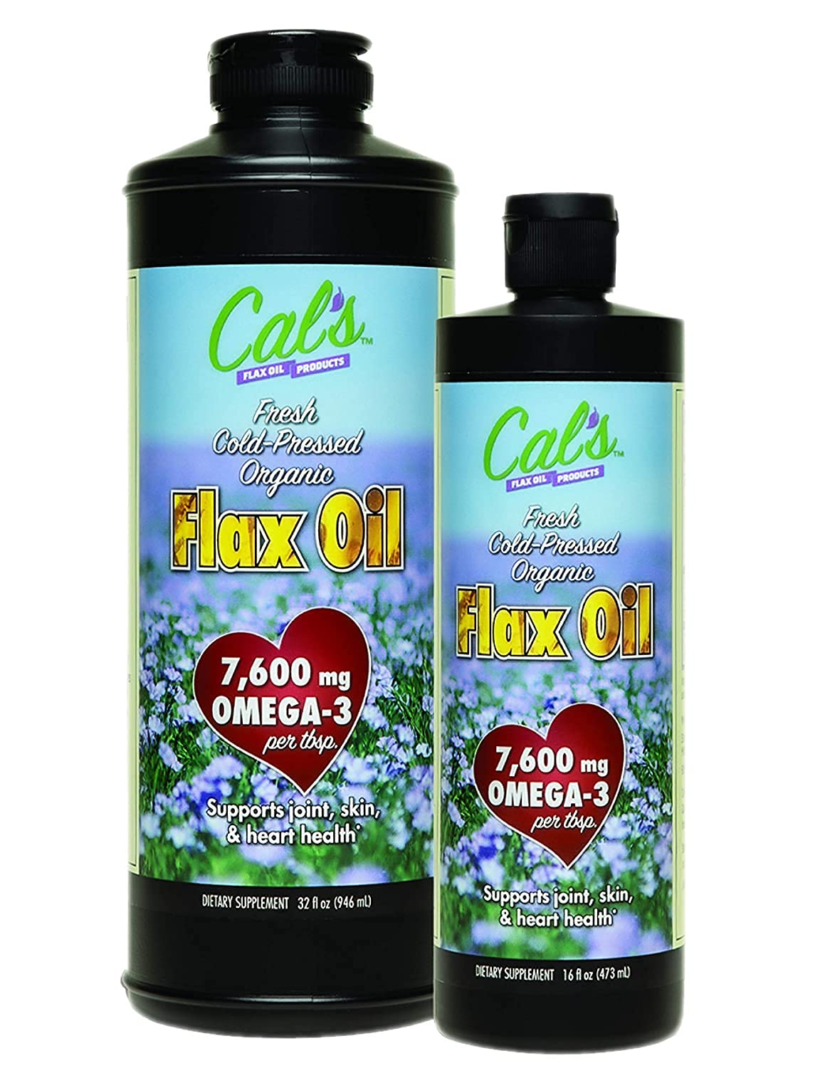 Cal's Huile de Lin — idéale en cuisine et dans les soins capillaires.