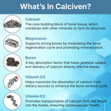 Formule exclusive Calciven avec cinq ingrédients clés.