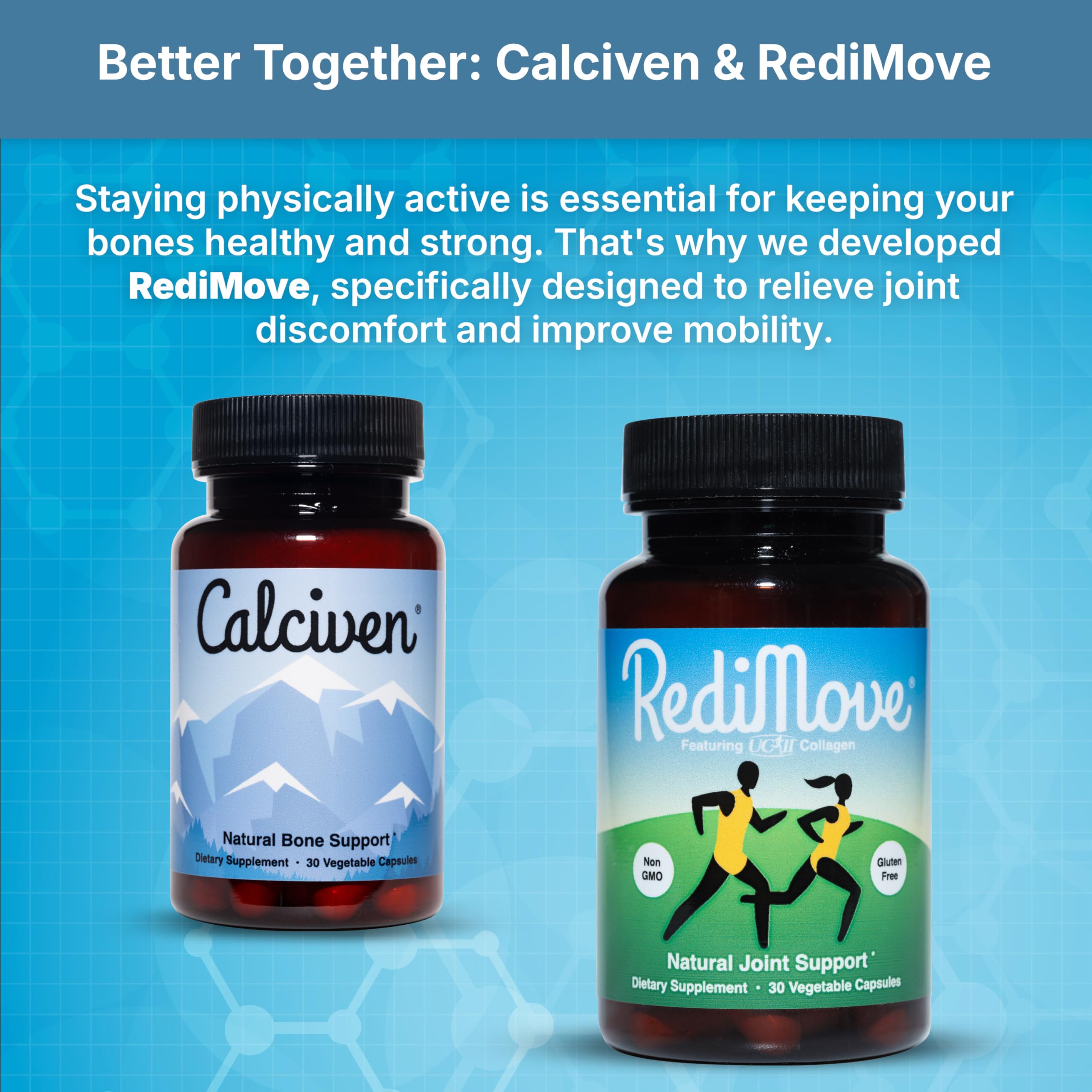 Pilules Calciven en forte biodisponibilité pour la nutrition osseuse.