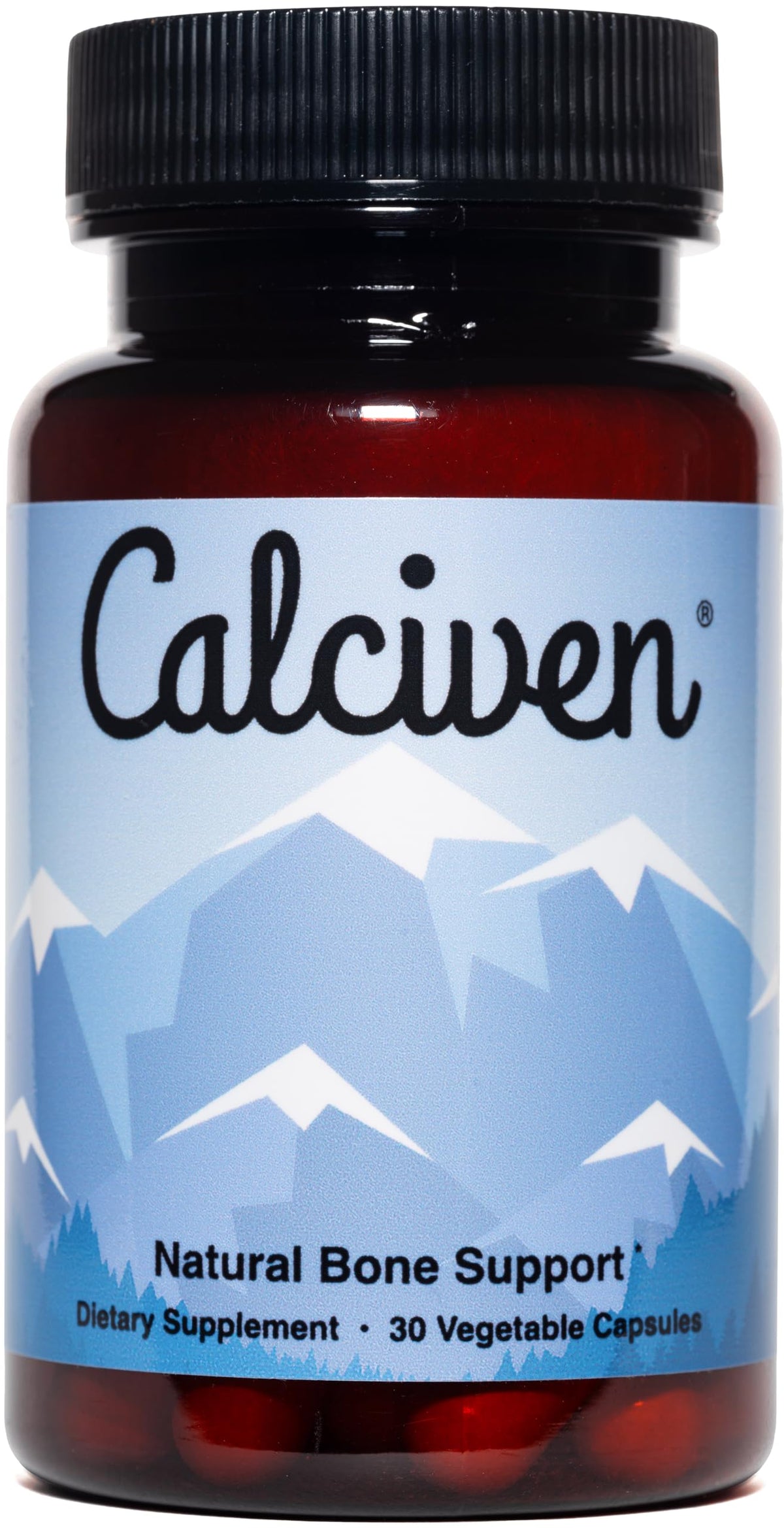 Calciven soutient les os, bouteille pratique pour usage quotidien.