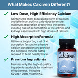 Vitamine D3 et K2 pour l'équilibre minéral dans Calciven.