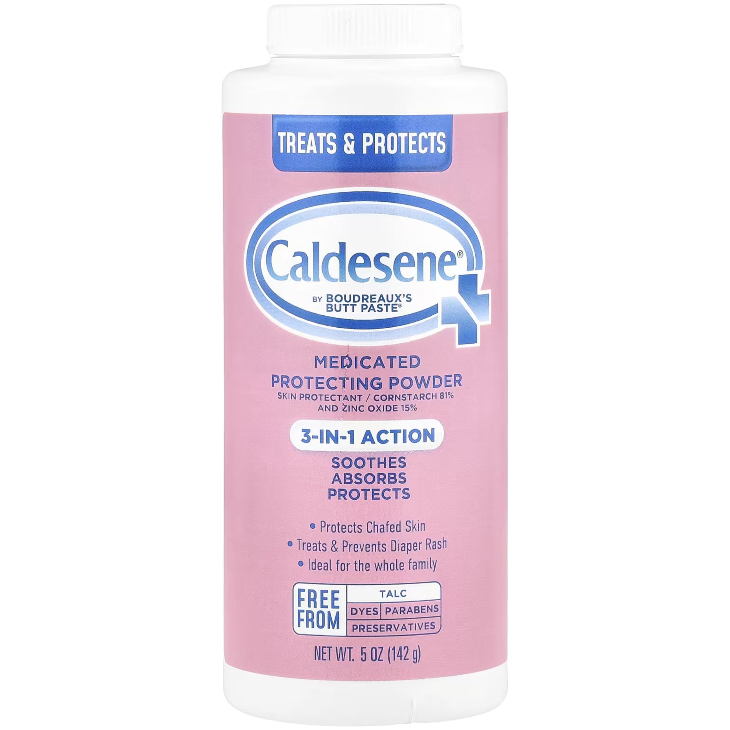 Caldesene poudre médicée en duo pour toute la famille, sans talc.