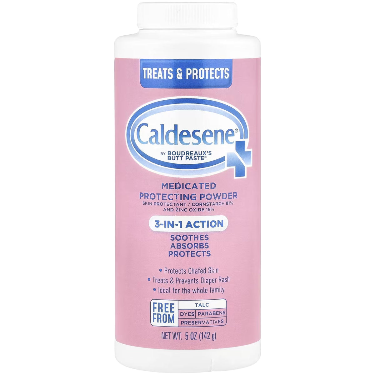 Caldesene poudre médicée en duo pour toute la famille, sans talc.