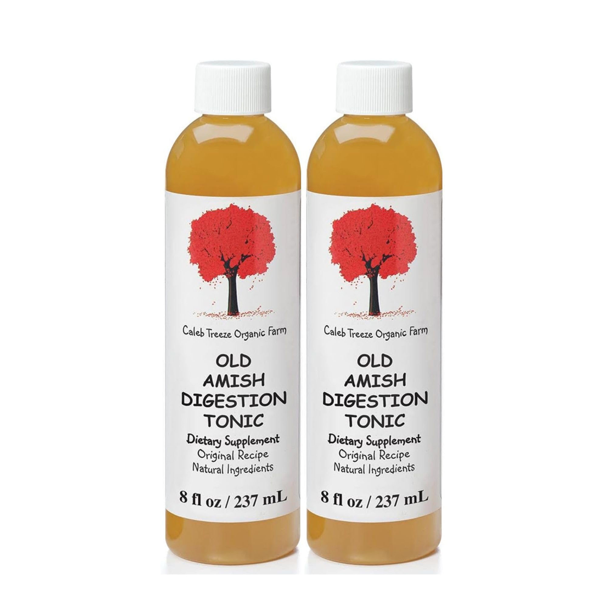 Caleb Treeze Digestion Tonic pack deux bouteilles 8 oz, soutien après repas.