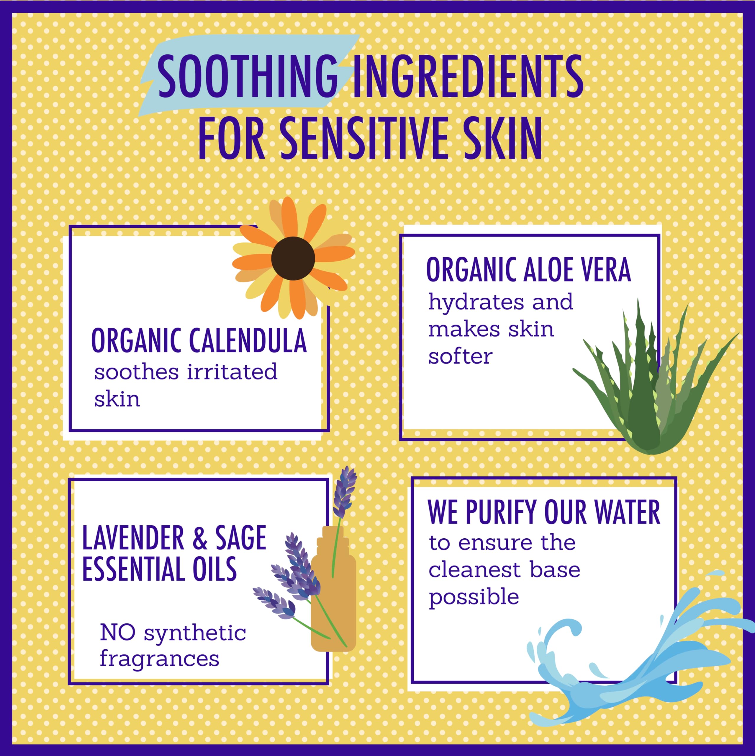 California Baby: ingrédients 100% végétaux biosourcés pour peau sensible.