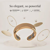CALMI bague magnétique finition chrome, look moderne et durable.