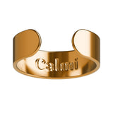 Anneau CALMI or 18K affichant un rendu luxueux et discret