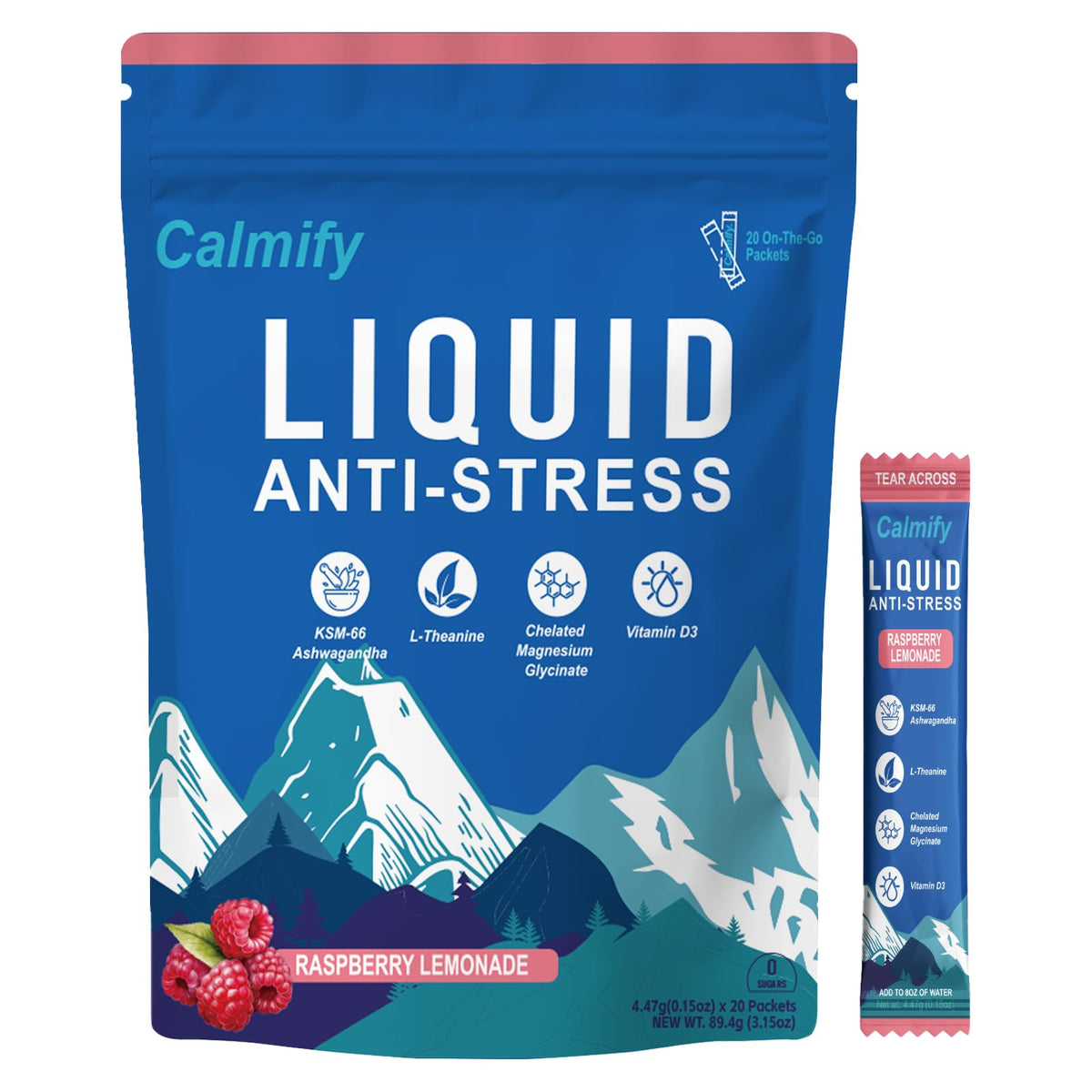 Calmify – Bouteille liquide anti-stress, favorise un calme durable au quotidien.