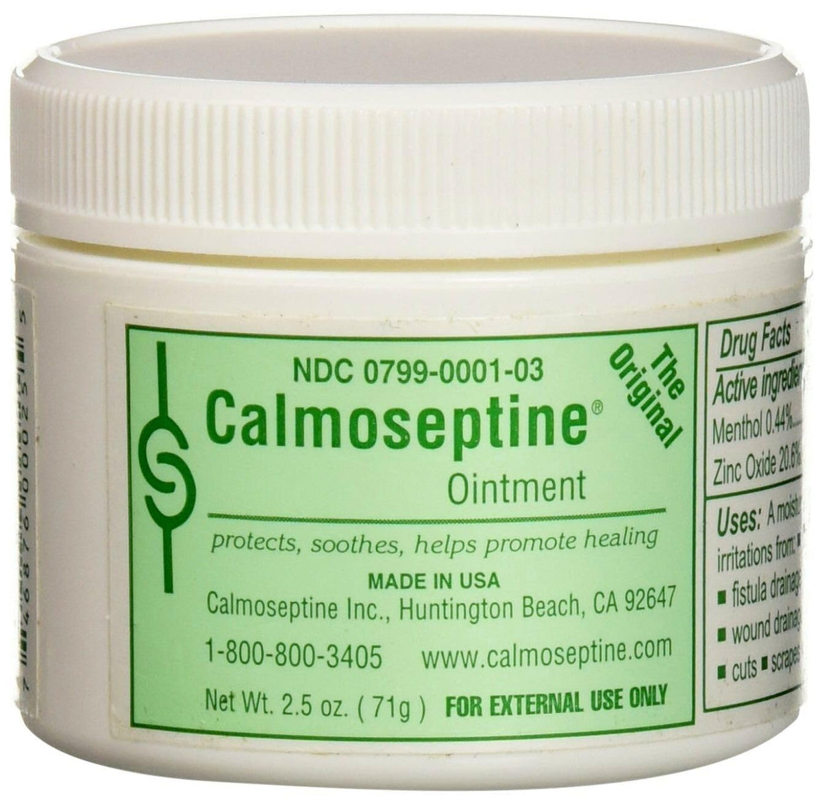 Calmosepti Crème protectrice en bocal, offre une barrière durable pour la peau.