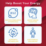 CALMOUR B12 Strips dans des sachets individuels, dose pratique pour chaque jour.