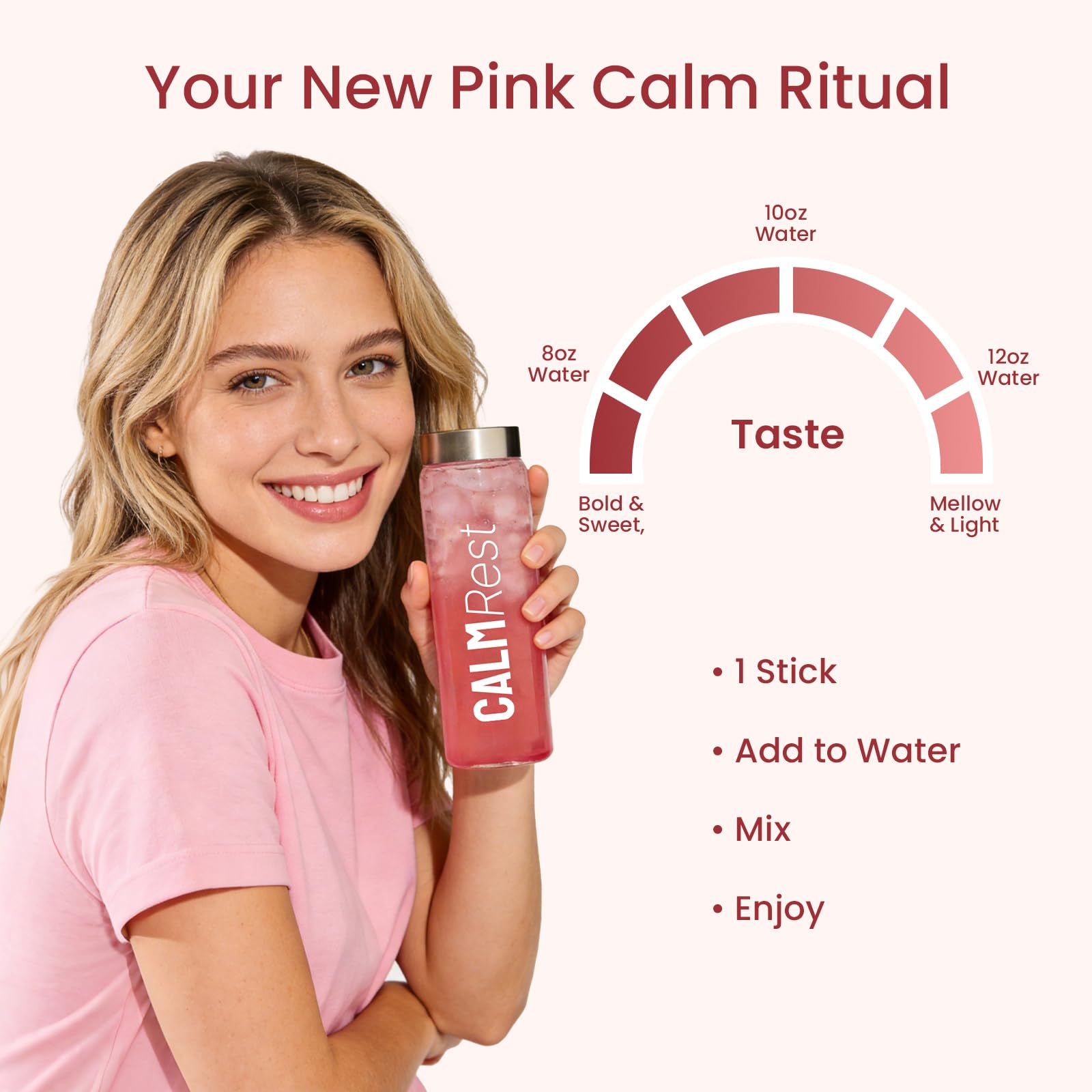 CalmRest : sans sucre et végane pour un usage durable