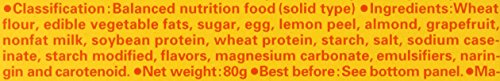 Calorie Mate, morceaux fruits croquants pour un réconfort rapide.