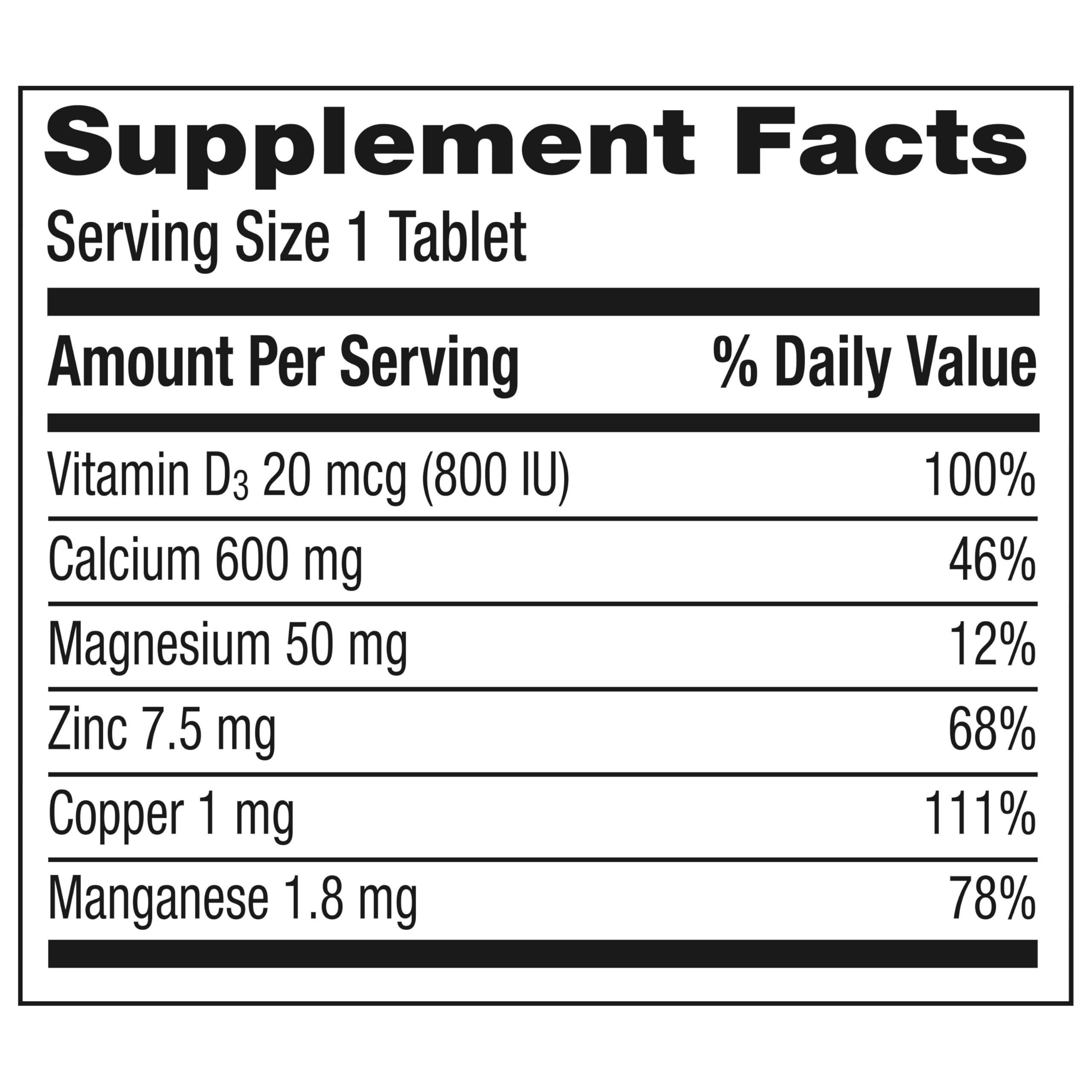 Caltrate 600 Plus D3 Plus Minéraux : usage quotidien facilité avec repas.