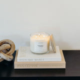 Calyan Wax Co. Seaside & Citrus, design-verre-bougie-luxe