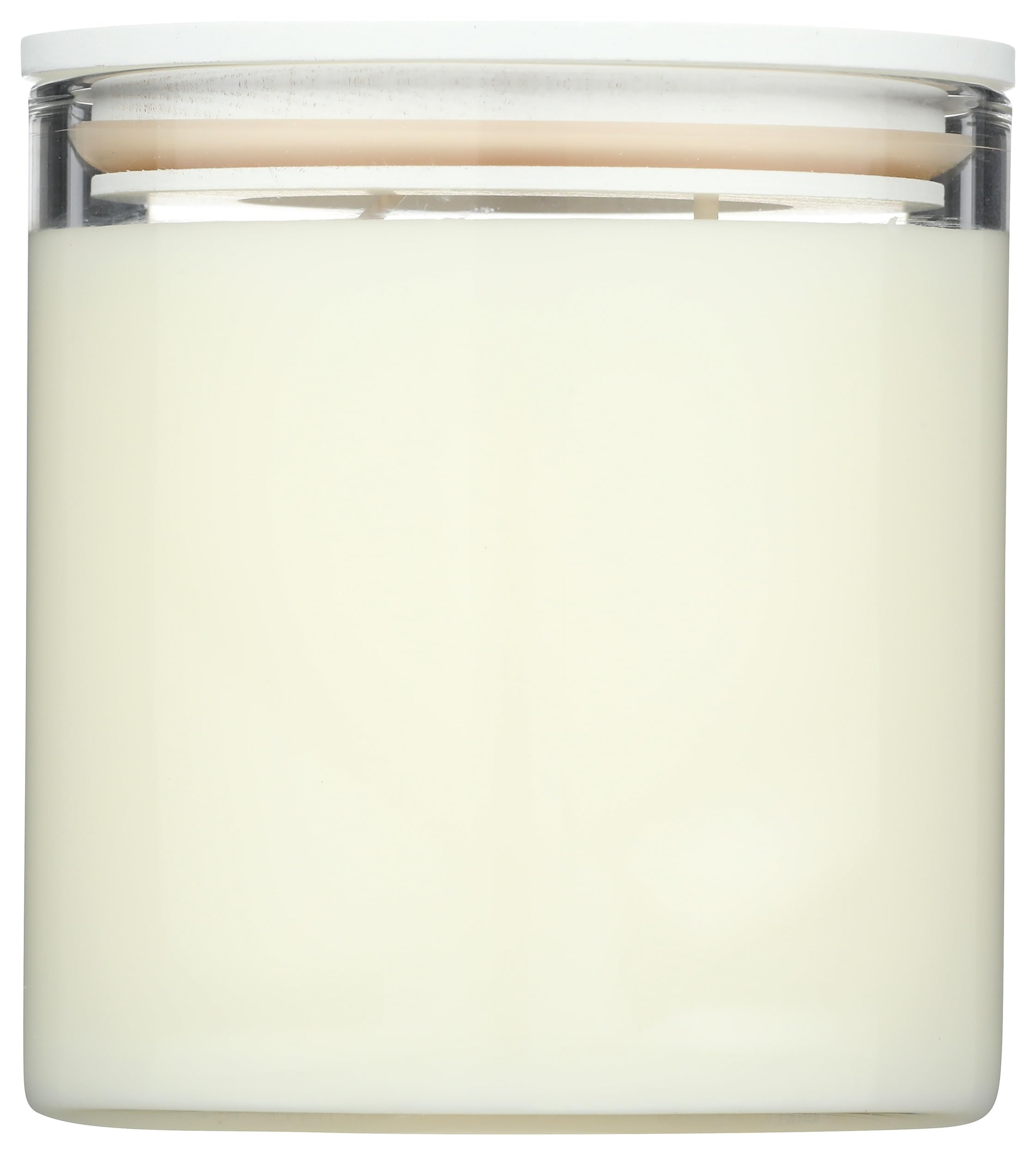 Bougie 2 mèches coton pur Calyan Wax Co, combustion longue et régulière.
