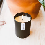 Bougie durable Calyan Wax Co., lavande bergamote, parfum lasting.