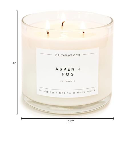 Bougie Calyan Wax Co idéale pour spa à domicile et chambres