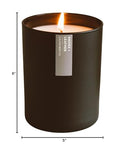 Cadeau parfait: bougie noire dans un tumbler élégant, décoratif et fonctionnel.