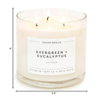 Bougie Calyan WAX Co, parfum durable pour pièces de séjour