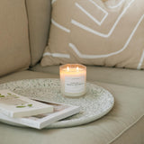 Bougie sans paraffine Calyan Wax Co, vegan et durable pour salon.