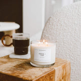 Bougie soja non toxique Calyan Wax Co, parfum subtil