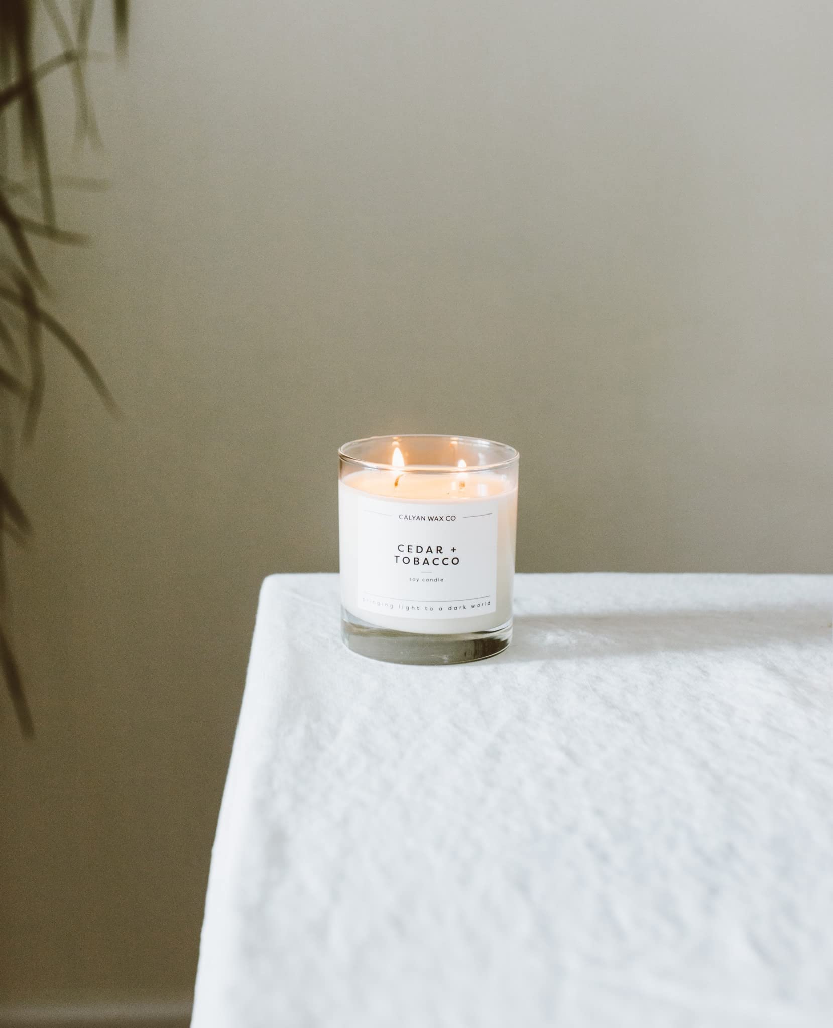 Bougie vegan et cruelty-free avec cire de soja