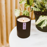 Bougie vegan Calyan Wax Co., Lavande Bergamote comme cadeau responsable.