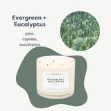 Bougie Calyan WAX Co en verre luxe, parfum élégant et longue durée