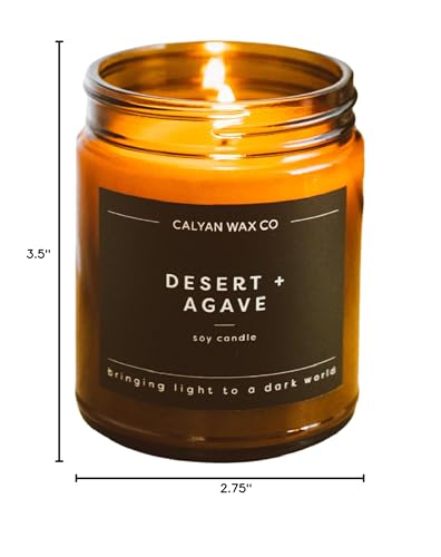 Calyan Wax Co Desert et Agave, cadeau élégant et responsable.