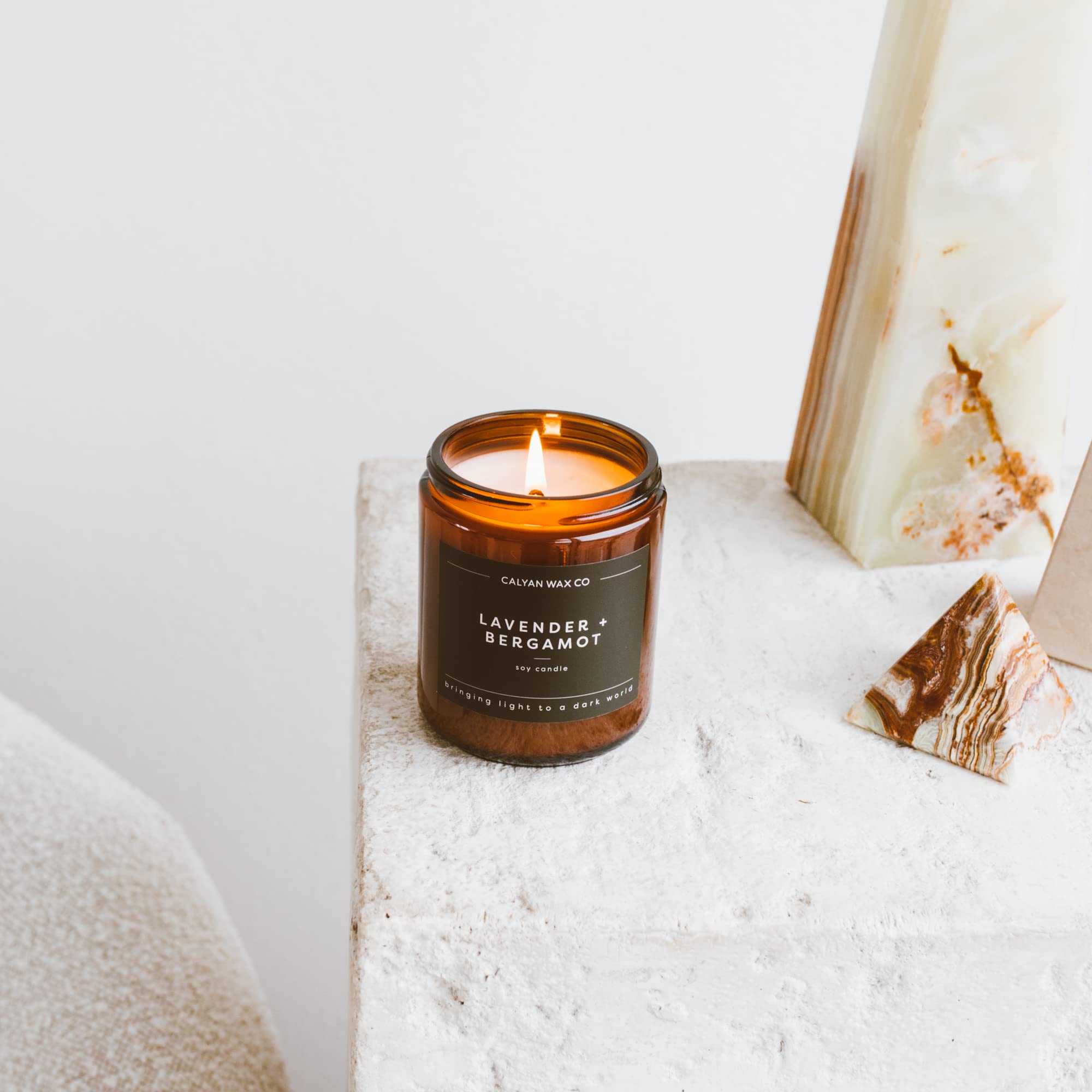 Calyan Wax Co. Bougie durable 57 heures pour des soirées longues