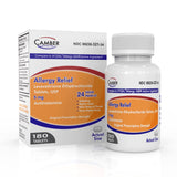 Camber Consumer Care Levocétirizine 5 mg: tablettes 180 comptées pour un soulagement durable.