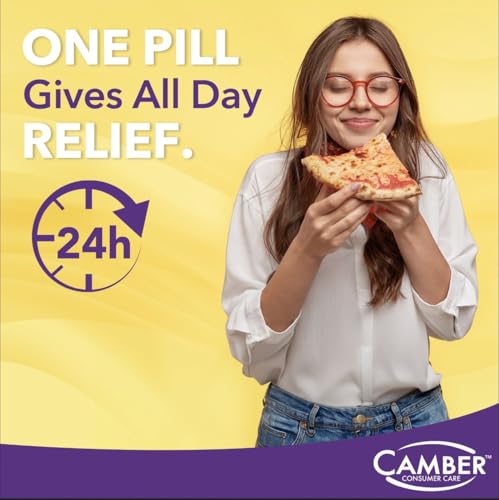 Camber Oméprazole 20mg – packaging simple pour soulager le reflux.
