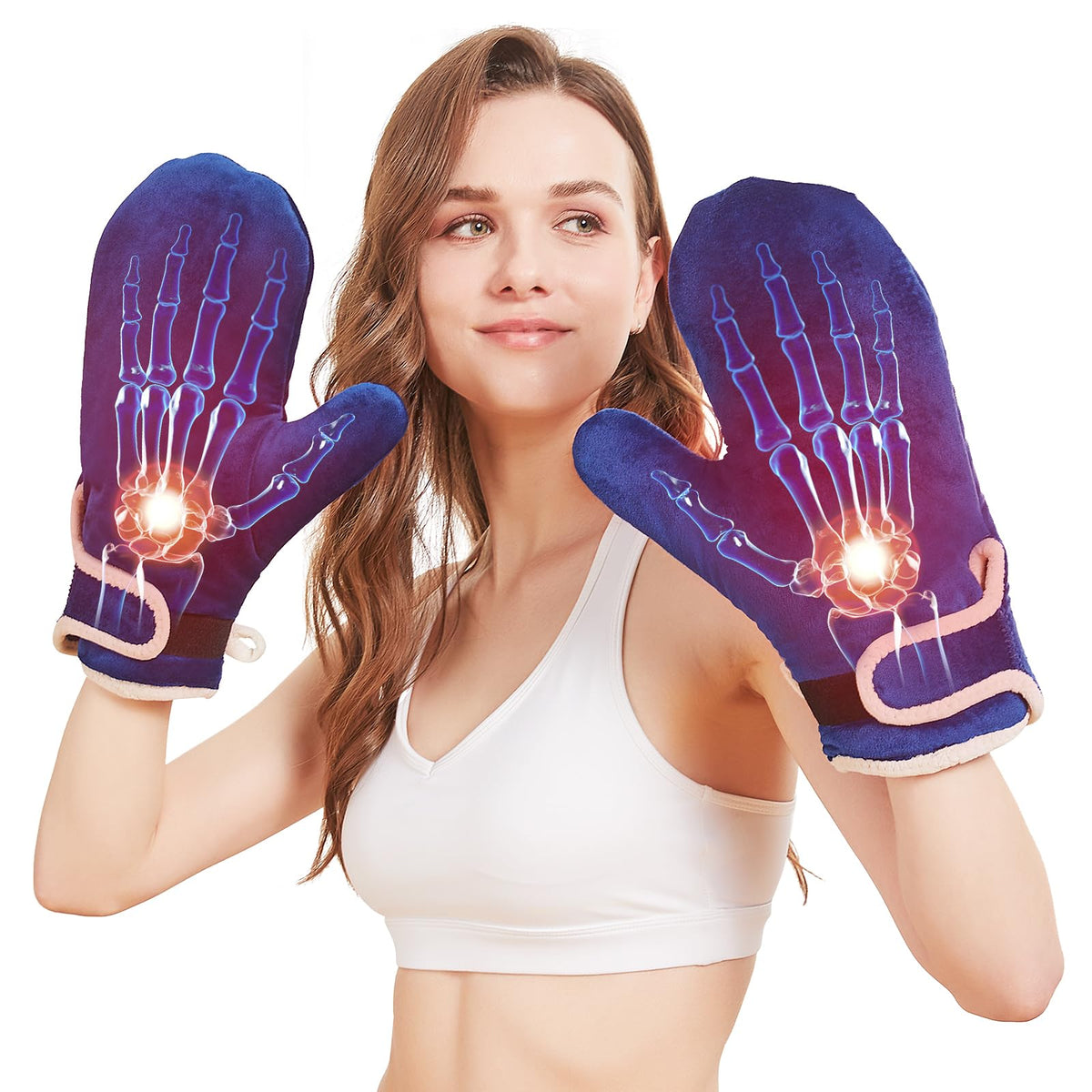 Gants chauffants CAMECO pour soulager rapidement le froid et les douleurs par chaleur ciblée.