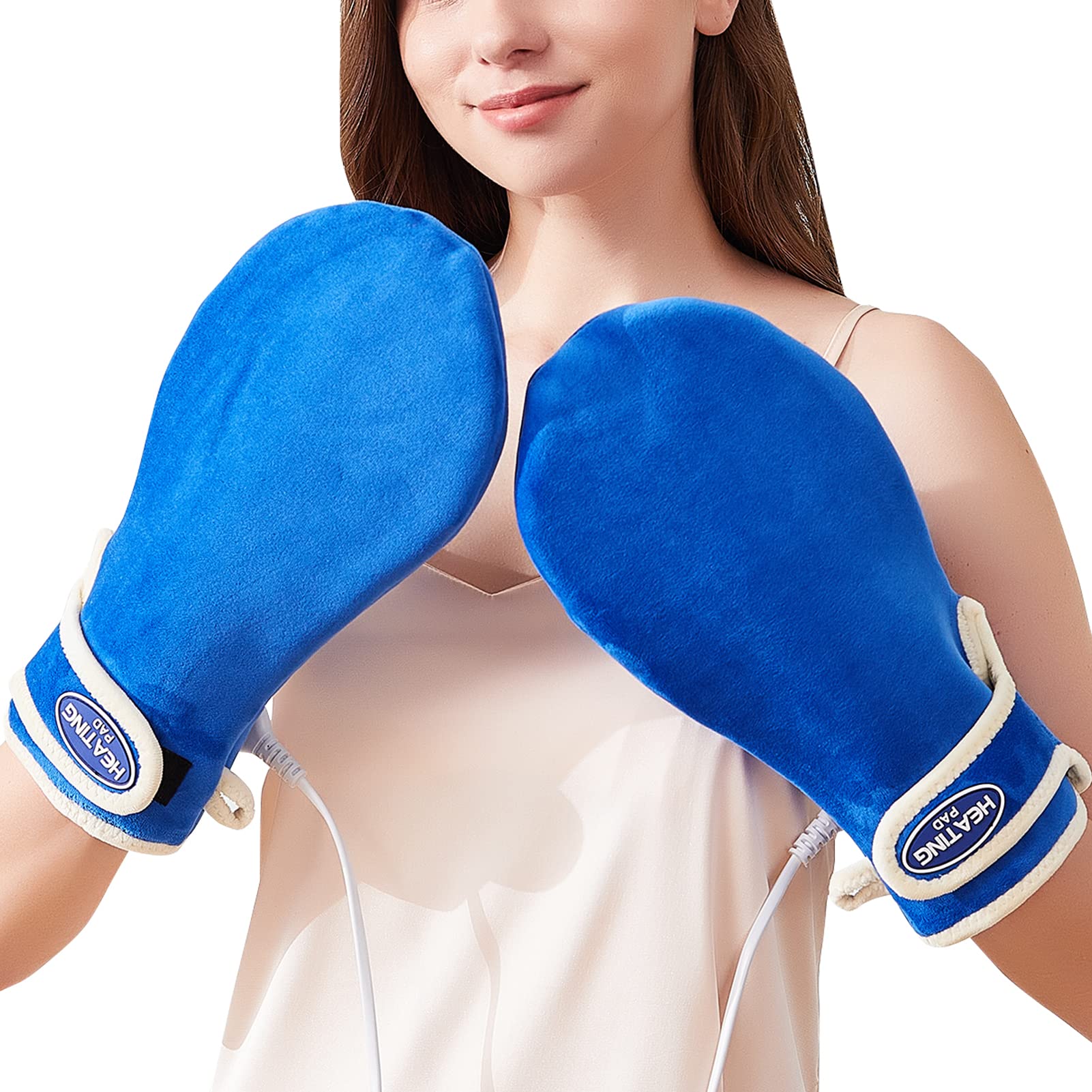 Mitaines chauffantes CAMECO, ensemble main, réchauffent rapidement pour soulager fatigue.