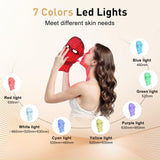Masque CAMLKE lumière rouge sur le cou pour un contour plus homogène